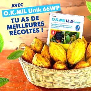 Fongicide granulé O.K.MIL UNIK 66 WP 50 gr – Cacao