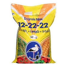 Engrais granulé NPK 12-22-22 50 kg – Cultures maraichères et céréalières