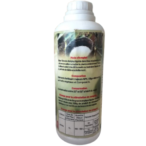 Engrais foliaire biologique VITAL PLUS 1 litre – Spécial Hévéa