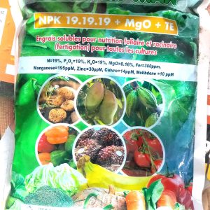 Engrais granulé soluble BOOSTER-MAX NPK 19.19.19 1 kg – Toutes les cultures