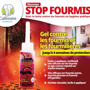 Insecticide gel STOP FOURMIS 25 gr- Domicile, bureau, hygiène publique