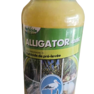 Herbicide liquide sélectif de pré-levée ALLIGATOR 400 EC 1 litre – Riz, maïs, coton, canne, oignon