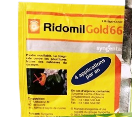 Fongicide granulé RIDOMIL GOLD 66 WP 50 gr – Cacao