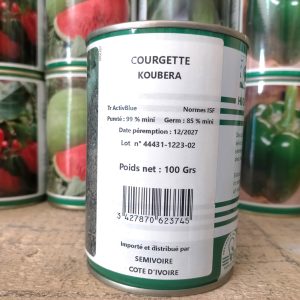 Semence de COURGETTE KOUBERA 100 gr