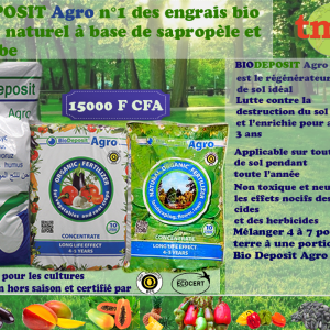 Engrais granulé Bio-organique BIODEPOSIT AGRO 10 kg – Toutes les cultures