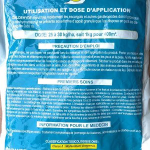 Molluscicide granulé CALDEHYDE 5% GR 1 kg – Toutes les cultures