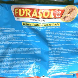 Insecticide-nématicide granulé FURASOL 50 GR 1 Kg – Cultures maraichères