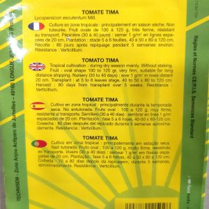 Semence de TOMATE TIMA 2 gr Tropica