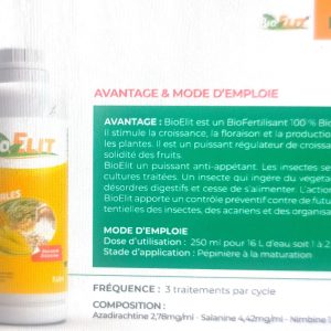 Insecticide liquide 100% Bio BIOELIT 1 litre – Sorgho, mil