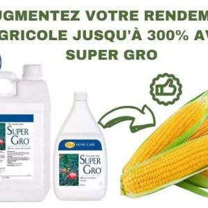 Engrais foliaire bio-organique SUPER GRO 5 litres – Maïs