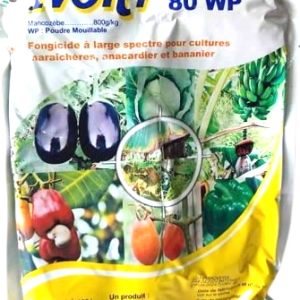 Fongicide granulé IVORY 80 WP 1 kg – Cultures maraichères, anacardier, bananier