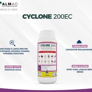 Anti-cafards liquide CYCLONE 200 EC 1 litre – Hygiène publique, domicile, bureau