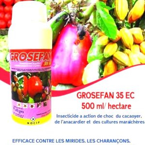Insecticide liquide GROSEFAN 35 EC 500 ml – Cacao, anacarde