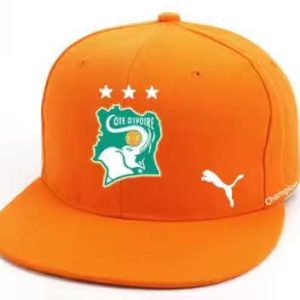 Casquette orange Puma COTE D&rsquo;IVOIRE 3 étoiles 2024 – 2025