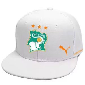 Casquette blanche Puma COTE D&rsquo;IVOIRE 3 étoiles 2024 – 2025