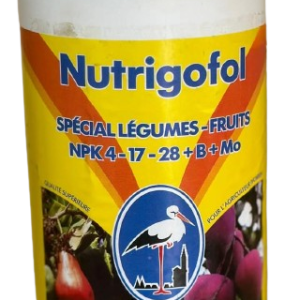 Engrais foliaire NUTRIGOFOL NPK 4-17-28 1 litre – Spécial Légumes – Fruits