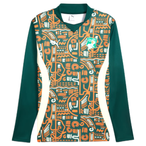 Sweat de football d’avant-match à manches longues COTE D’IVOIRE 2024 – 2025