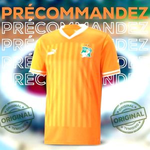 Maillot de football CÔTE D&rsquo;IVOIRE 2 étoiles CAN Pro max – Domicile 2023 – 2024