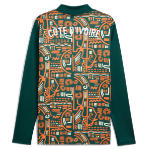 Sweat de football d’avant-match à manches longues COTE D’IVOIRE 2024 – 2025