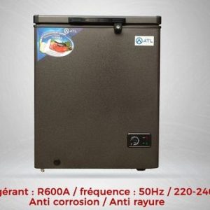 ATL Congélateur 142 litres CFATL-200SP Anti corrosion et rayure R600A 220 – 240 V 50 Hz