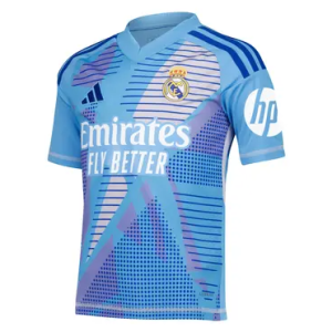 Maillot de Gardien de but bleu jeune football REAL MADRID 2024 – 2025