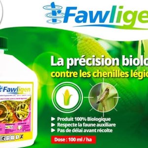 Insecticide liquide biologique FAWLIGEN 32% SC 1 litre – Spécial maïs