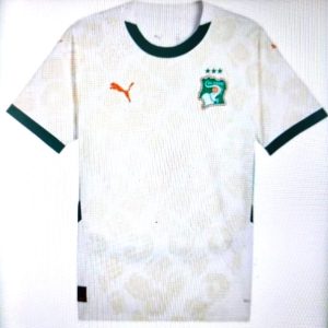Maillot de football COTE D&rsquo;IVOIRE 3 étoiles Pro max – Extérieur 2024 – 2025
