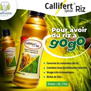 Engrais foliaire CALLIFERT NPK 4-2-6 1 litre – Spécial riz