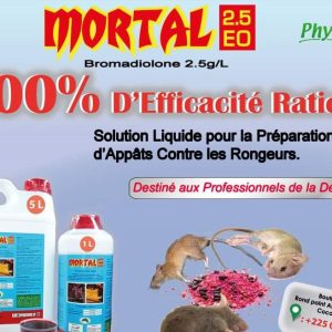 Anti-souris MORTAL 2.5 EO 5 litres – Rats, souris