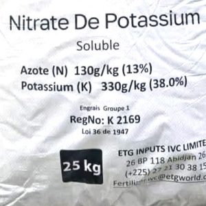 Nitrate de potassium (Ca(NO3)2) 25 kg – Toutes les cultures
