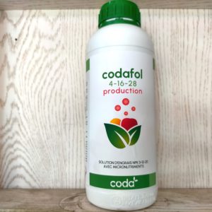 Engrais foliaire CODAFOL 4 – 16 – 28 Production 1 litre – Toutes les cultures