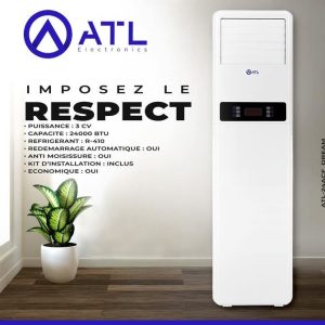 ATL Split armoire 3 CV ATL-24ACF_DREAM R-410 BTU 24000 Anti moisissure