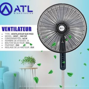 ATL Ventilateur sur pied V3 40 W VENT_16015SP