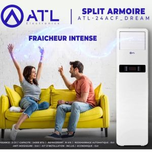 ATL Split armoire 3 CV ATL-24ACF_DREAM R-410 BTU 24000 Anti moisissure