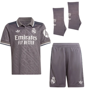 Maillot de football gris jeune REAL MADRID Pro max – 3è Extérieur 2024 – 2025