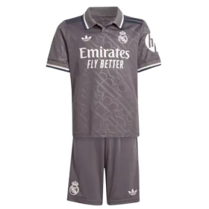 Maillot de football gris jeune REAL MADRID Pro max – 3è Extérieur 2024 – 2025