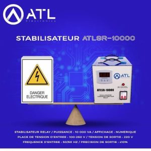 ATL Stabilisateur relay 10000 VA ATLSR-10000 TE 100-260 V TS 220 V FE 50-60 Hz