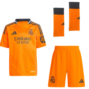 Maillot de football orange enfant REAL MADRID Pro max – Extérieur 2024 – 2025