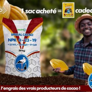 Engrais granulé NPK 0-23-19 50 kg – Spécial cacao