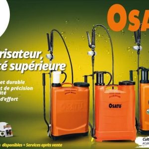 Pulvérisateur manuel à dos OSATU EVOLUTION 16 litres – Agriculture, jardinage, entretien des espaces verts, hygiène publique et domestique