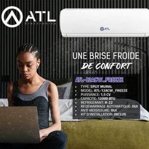 ATL Split mural Freeze 1,5 CV ATL-12ACW_FREEZE R-22 BTU 12000 BTU
