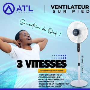 ATL Ventilateur sur pied V3 45 W VENT_16091R