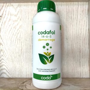 Engrais foliaire CODAFOL 14 – 6 – 5 Démarrage 1 litre – Toutes les cultures