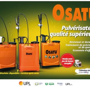Pulvérisateur manuel à dos OSATU GREEN 16 litres – Agriculture, jardinage, entretien des espaces verts, hygiène publique et domestique