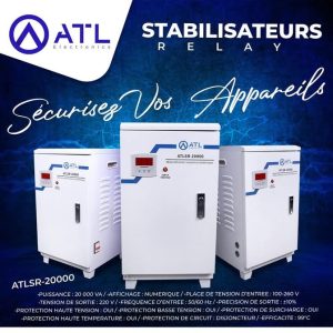 ATL Stabilisateur Relay 20000 VA ATLSR-20000 TE 100 – 260 V TS 220 V  FE 50 – 60 Hz