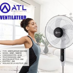 ATL Ventilateur sur pied V3 45 W VENT_16091R