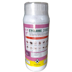 Insecticide liquide CYCLONE 200 EC 1 litre – Hygiène publique et domestique, bureau