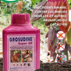 Insecticide liquide binaire GROSUDINE SUPER 50 1 litre – Cacao, café