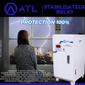 ATL Stabilisateur Relay 15000 VA ATLSR-15000 TE 100 – 260 V TS 220 V  FE 50 – 60 Hz