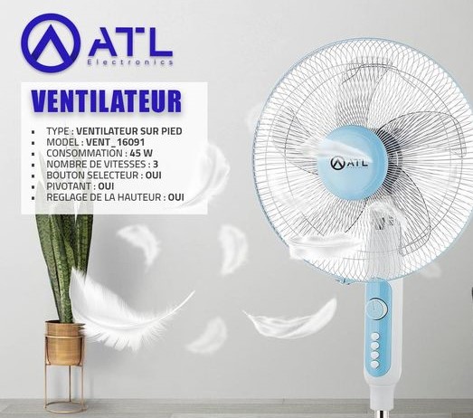 ATL Ventilateur sur pied V3 45 W VENT_16091